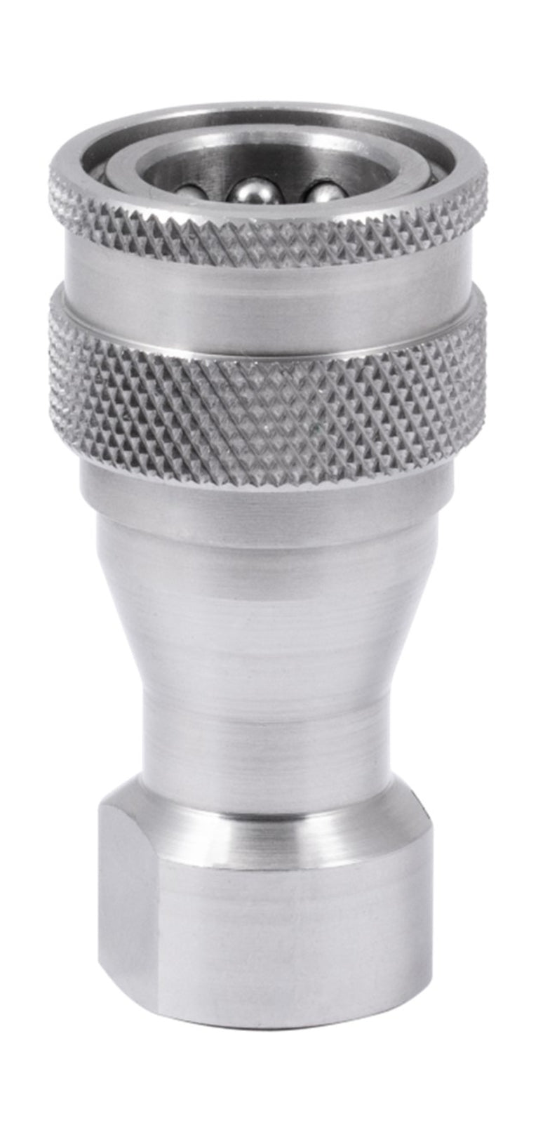 TieDex UK 316 Stainless Steel Hydraulic Quick Connect Coupling Female G 3/4 in, 250 Bar