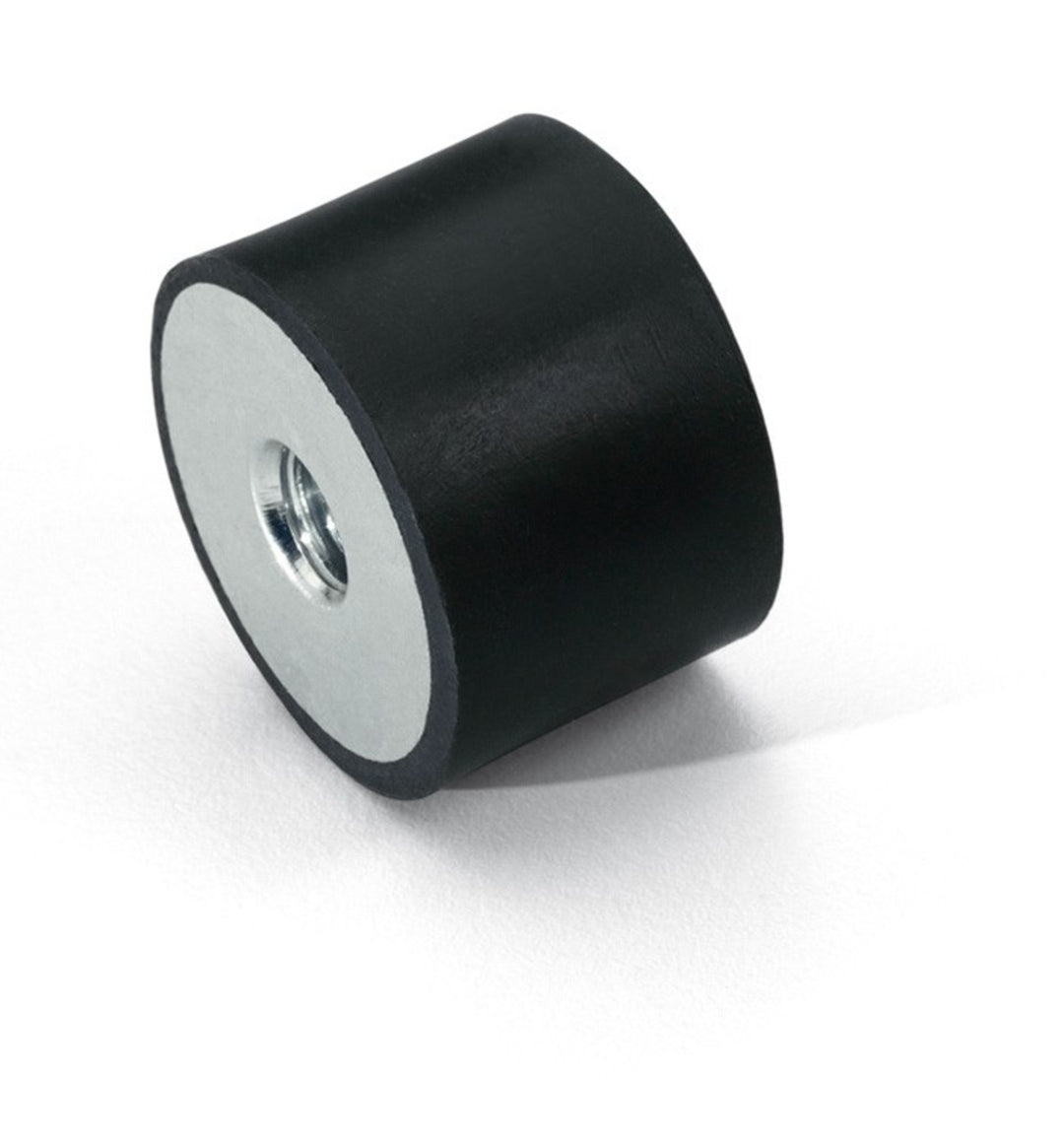 TieDex UK Cylindrical M20 Anti-Vibration Mount, Rubber Bush, 200 mm OD, 100 mm H