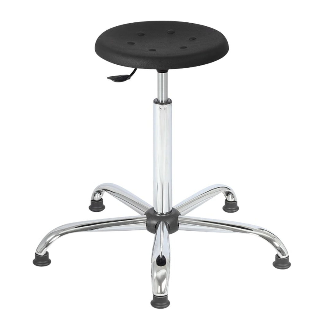 TieDex UK Black Polyurethane Stool, 200 kg Weight Capacity