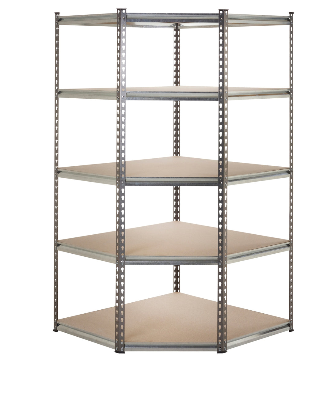 TieDex UK Black 5 Shelf Steel Shelving Unit, 1.8 m x 1m, 600 mm, 25 kg Load