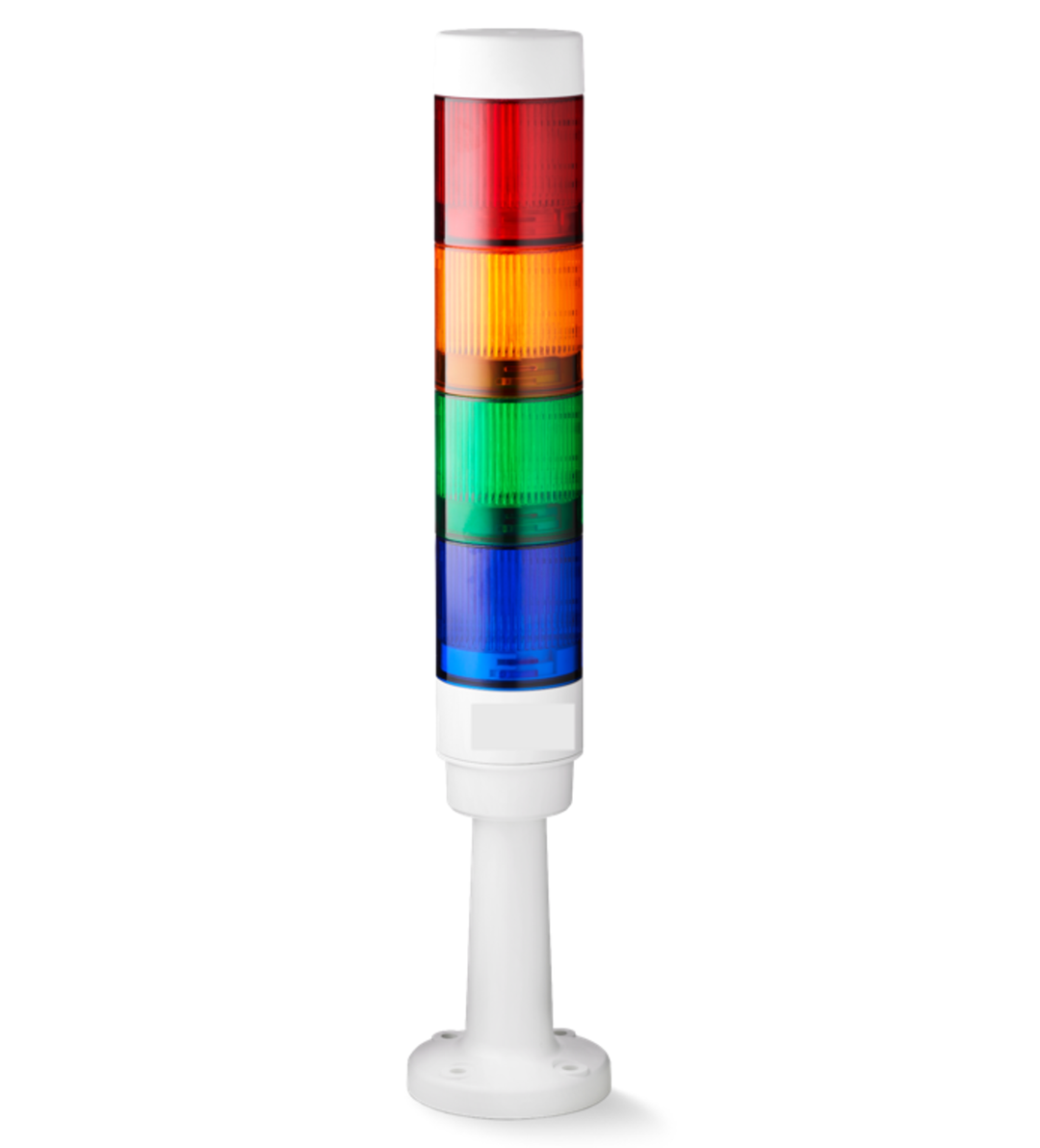 TieDex UK Amber, Blue, Green, Red Beacon Tower, 4 Lights 24V dc Screw