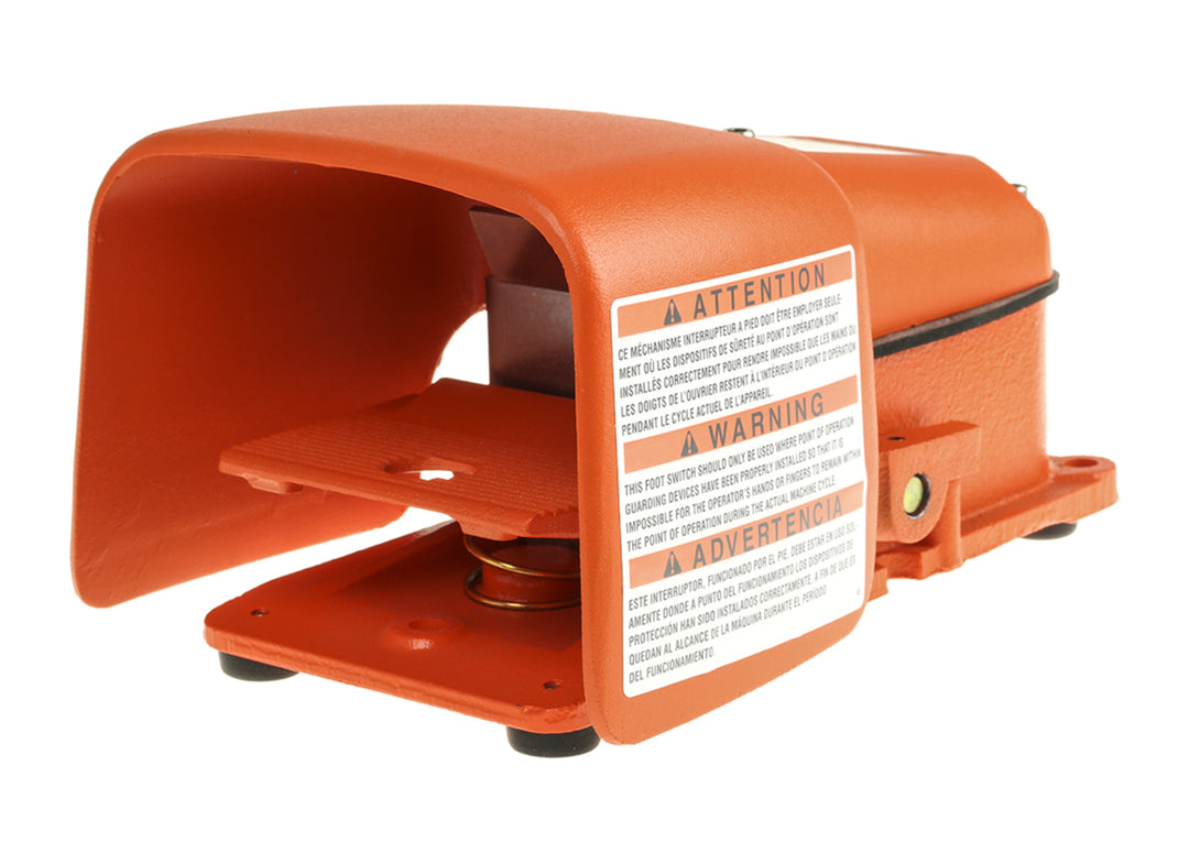 TieDex UK Heavy Duty Momentary Foot Switch - SPCO Cast Iron 20A Contact Current, 250 V ac Contact Voltage
