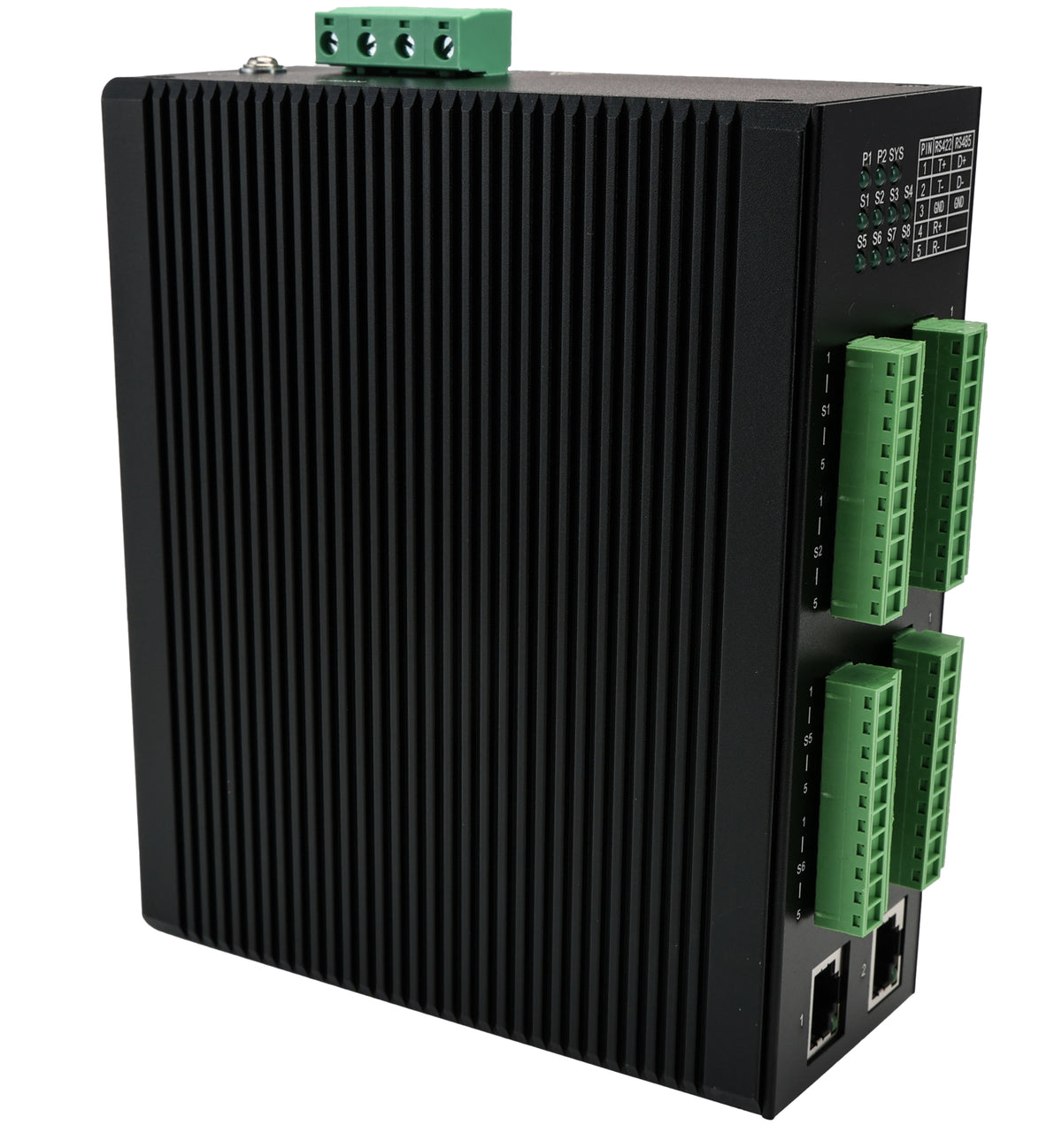 TieDex UK RJ45, RS422, RS485 Ethernet Media Converter, 100Mbps, Full Duplex