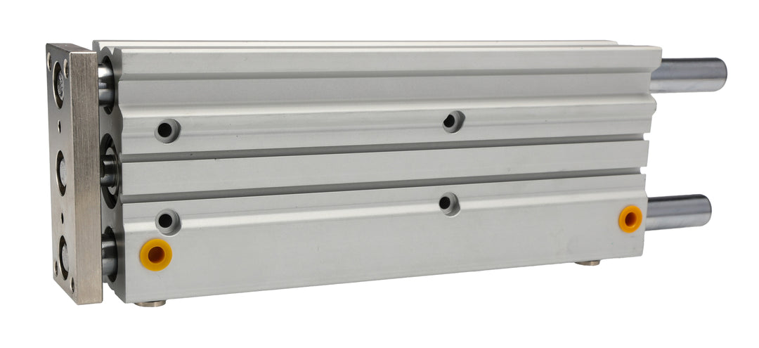 TieDex UK Pneumatic Guided Cylinder - 25mm Bore, 125 mm Double Acting Acting