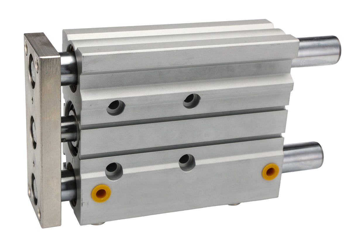 TieDex UK Pneumatic Guided Cylinder - 32mm Bore, 75 mm Double Acting Acting