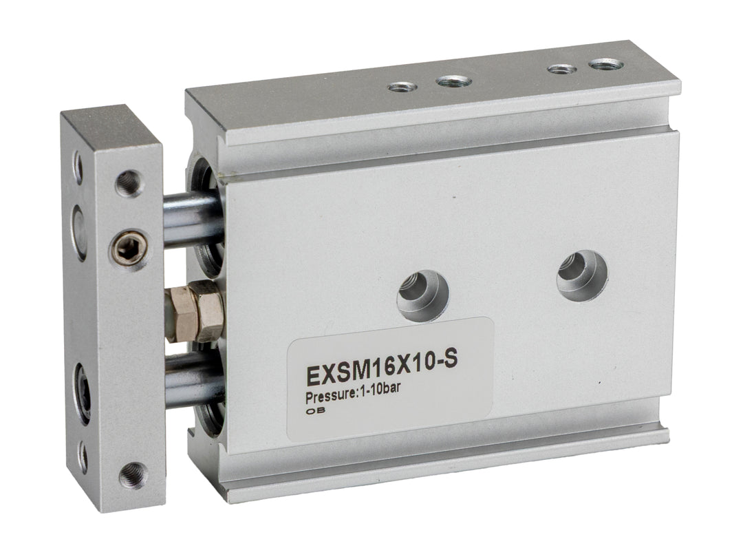 TieDex UK Pneumatic Guided Cylinder - 10 mm