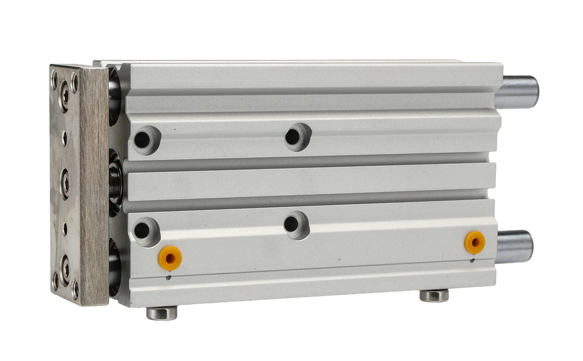TieDex UK Pneumatic Guided Cylinder - 12mm Bore, 40 mm Double Acting Acting