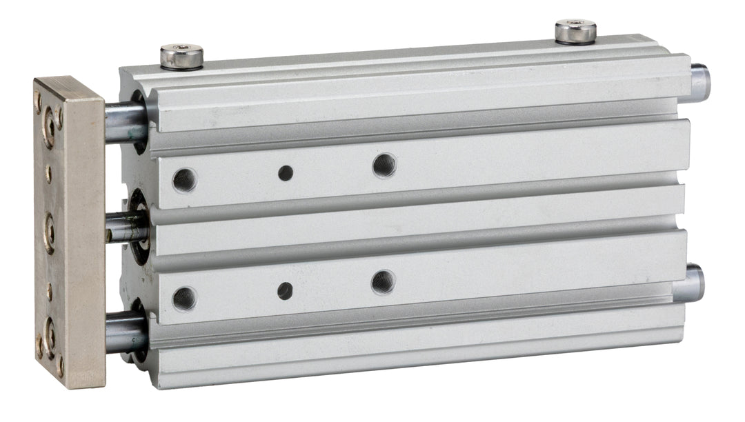 TieDex UK Pneumatic Guided Cylinder - 12mm Bore, 80 mm Double Acting Acting