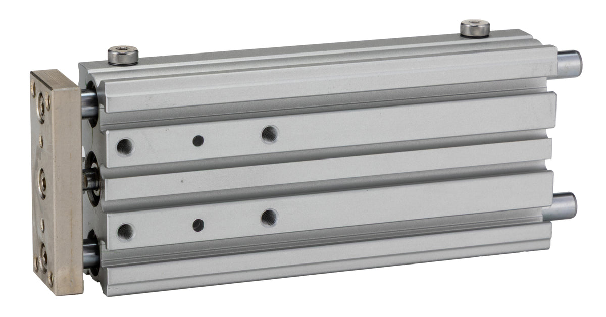 TieDex UK Pneumatic Guided Cylinder - 16mm Bore, 100 mm Double Acting Acting