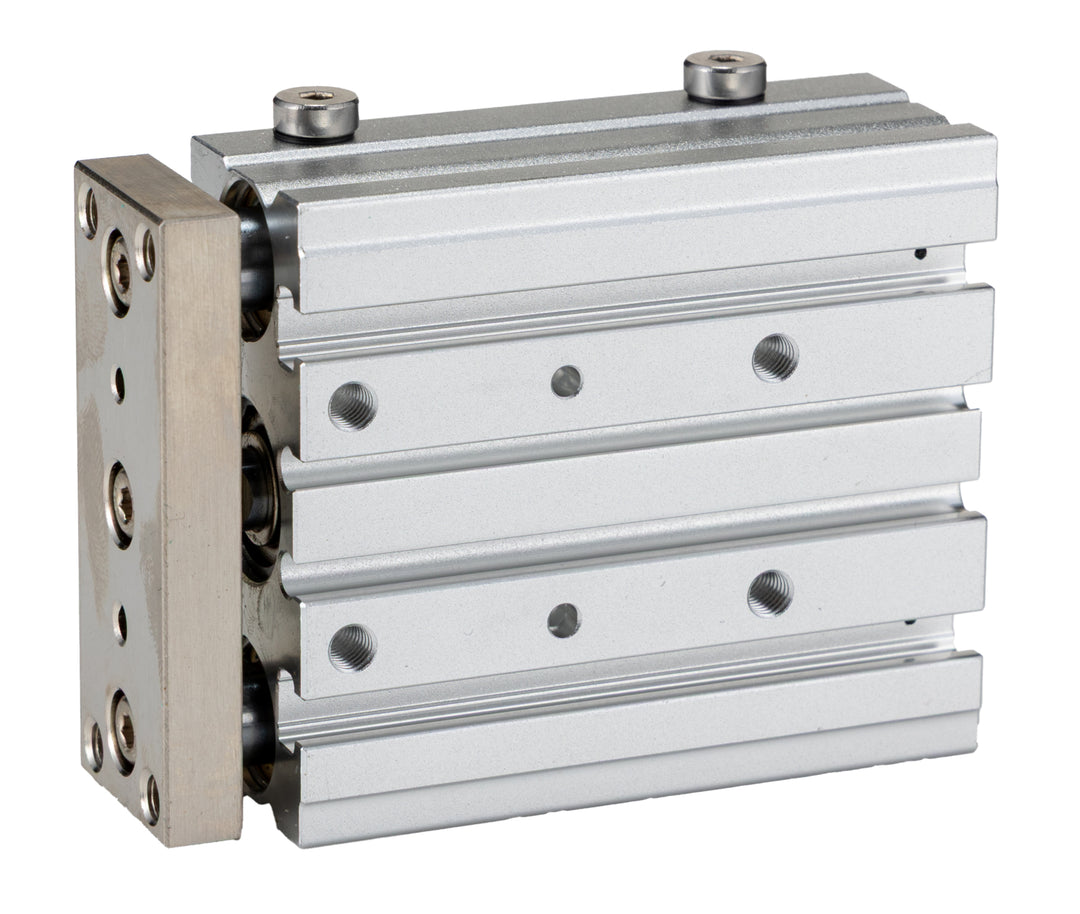TieDex UK Pneumatic Guided Cylinder - 16mm Bore, 40 mm Double Acting Acting