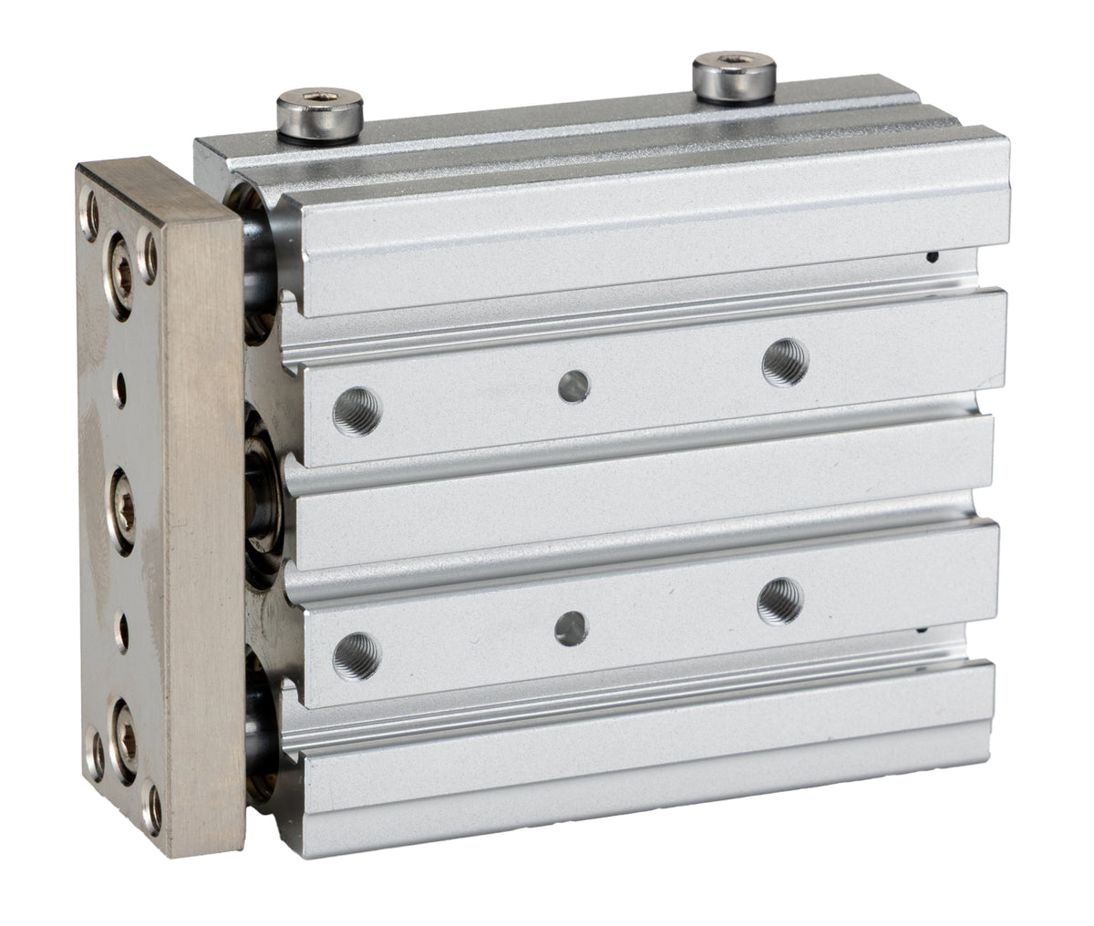 TieDex UK Pneumatic Guided Cylinder - 16mm Bore, 40 mm Double Acting Acting