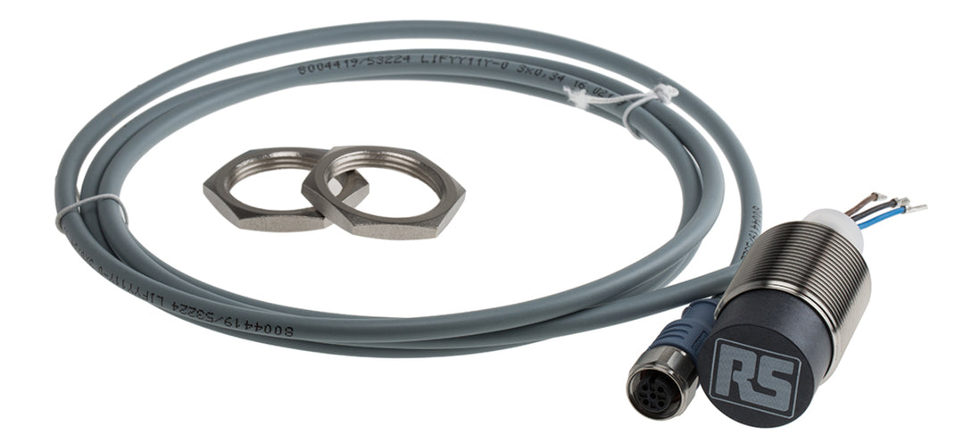 TieDex UK Threaded Barrel Inductive Proximity Sensor, M30 x 1.5 PNP 30V 20 mm 30 V dc 200mA