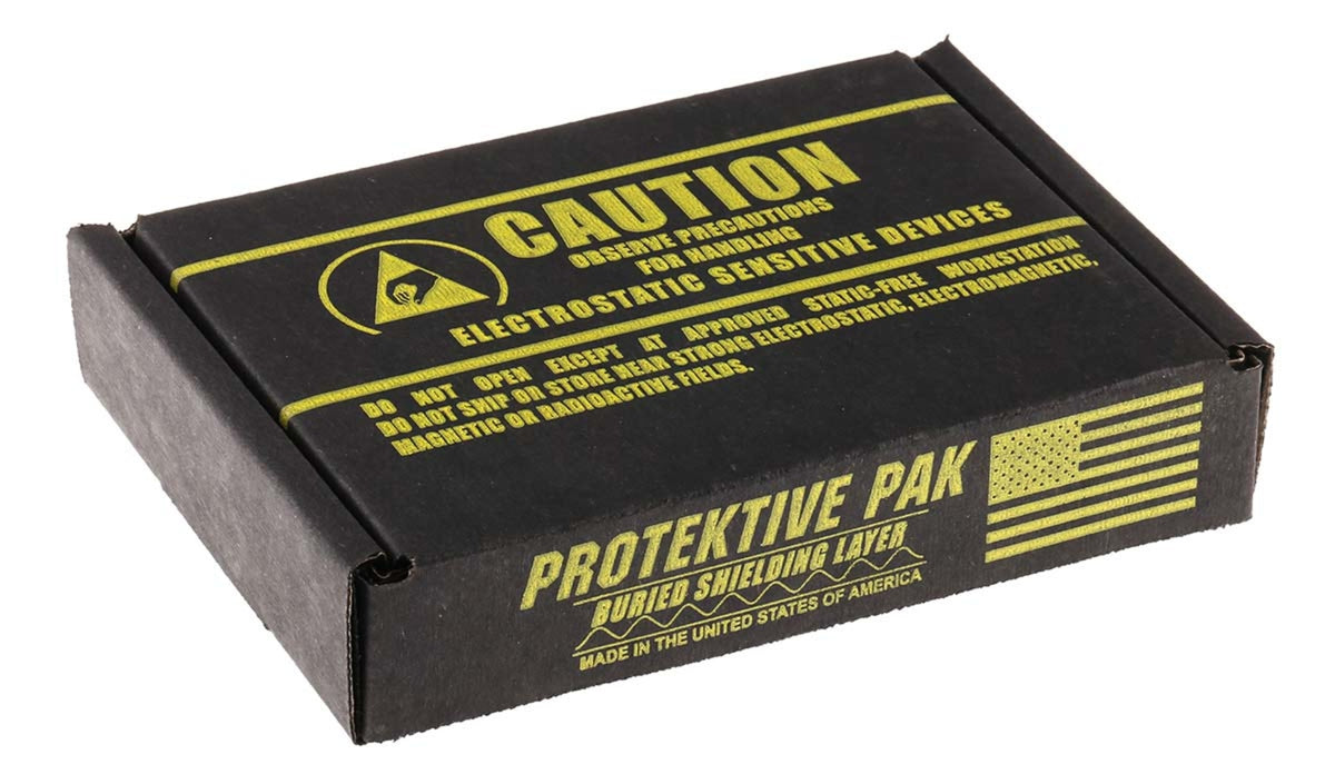 TieDex UK Conductive Cardboard ESD Box 175 mm (L) 127mm (W) 38 mm (H)