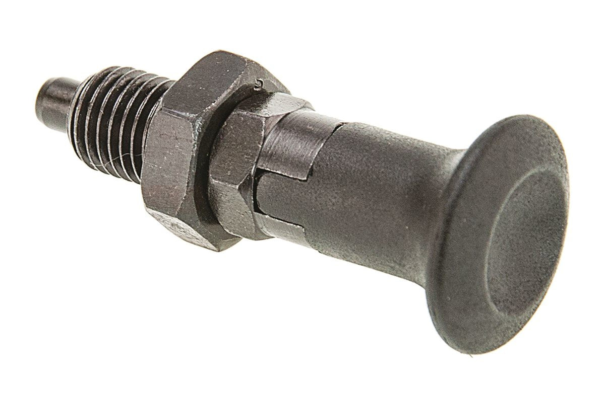 TieDex UK Burnished Steel M12 Index Plunger, 61 mm Long