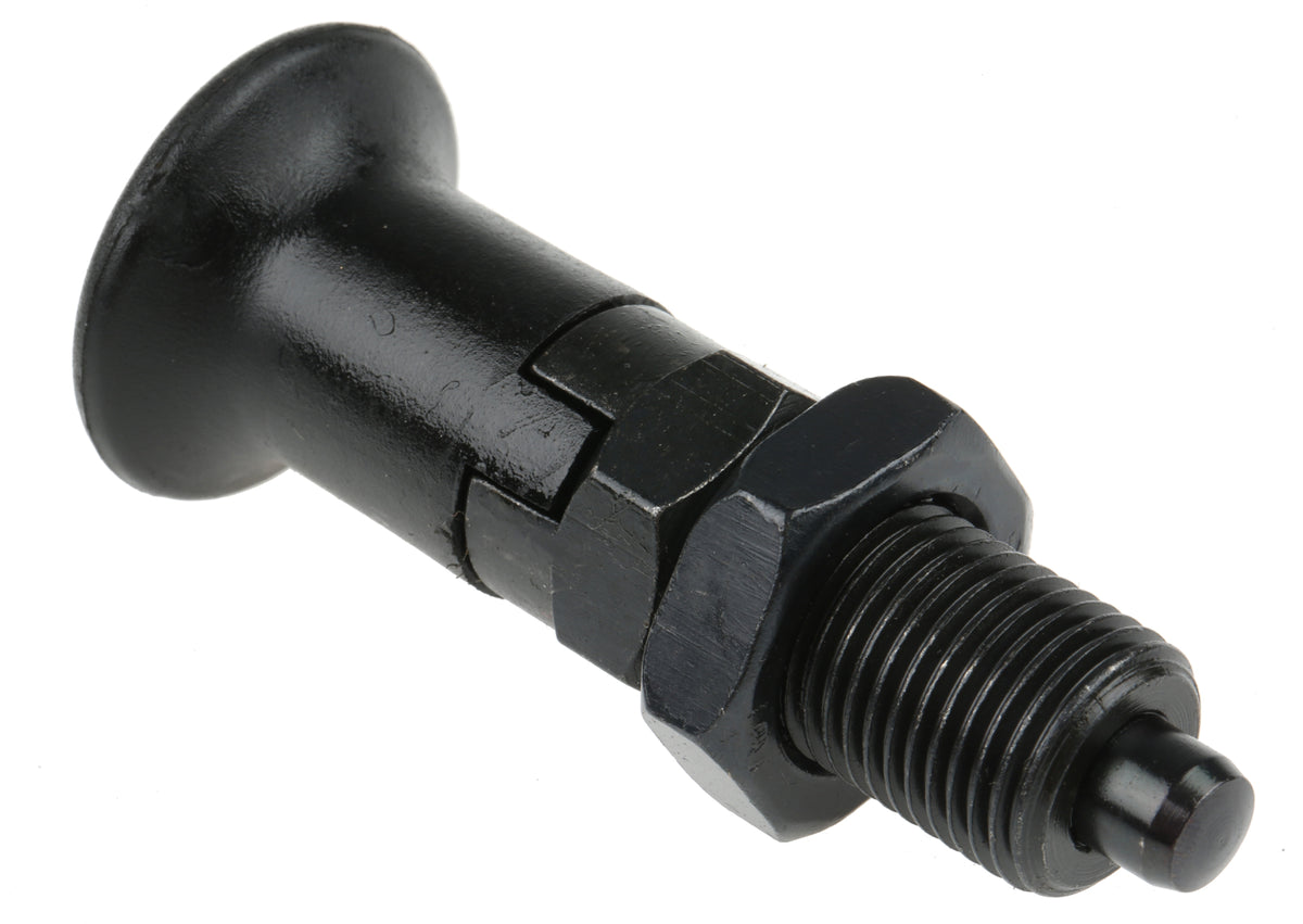 TieDex UK Burnished Steel M16 Index Plunger, 75.5 mm Long