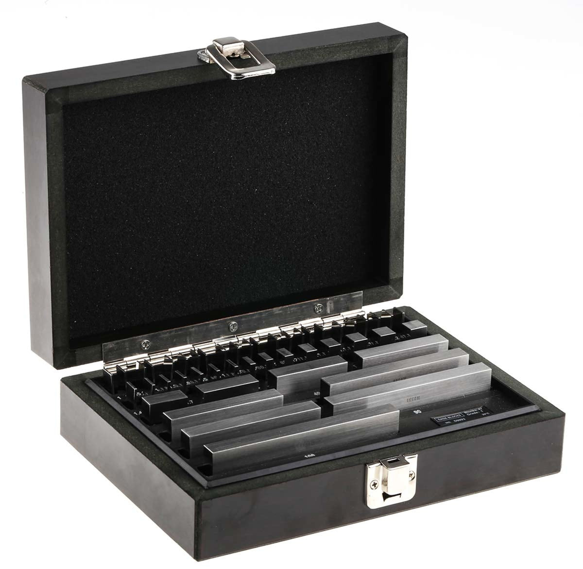 TieDex UK Gauge Block Set Steel Metric, 47 piece