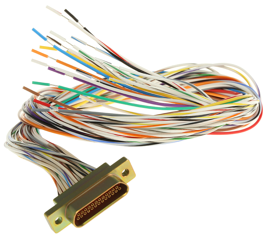 TieDex UK 25 Way Straight 2.77 mm Pitch Panel Mount D-Sub Connector Female