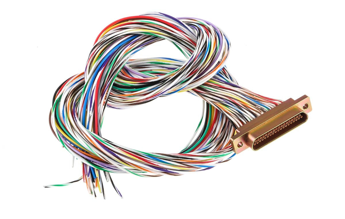 TieDex UK 37 Way Straight Panel Mount D-Sub Connector Female