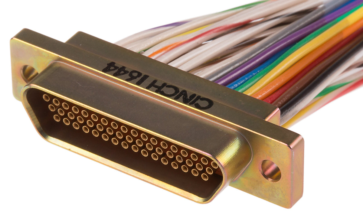 TieDex UK 51 Way Straight Panel Mount D-Sub Connector Female