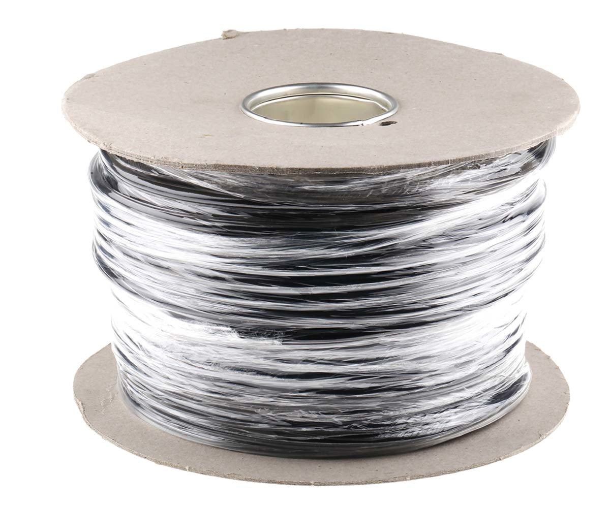 TieDex UK 2 Core Power Cable, Black 1.5mm² 70 °C, 100 m Polyvinyl Chloride