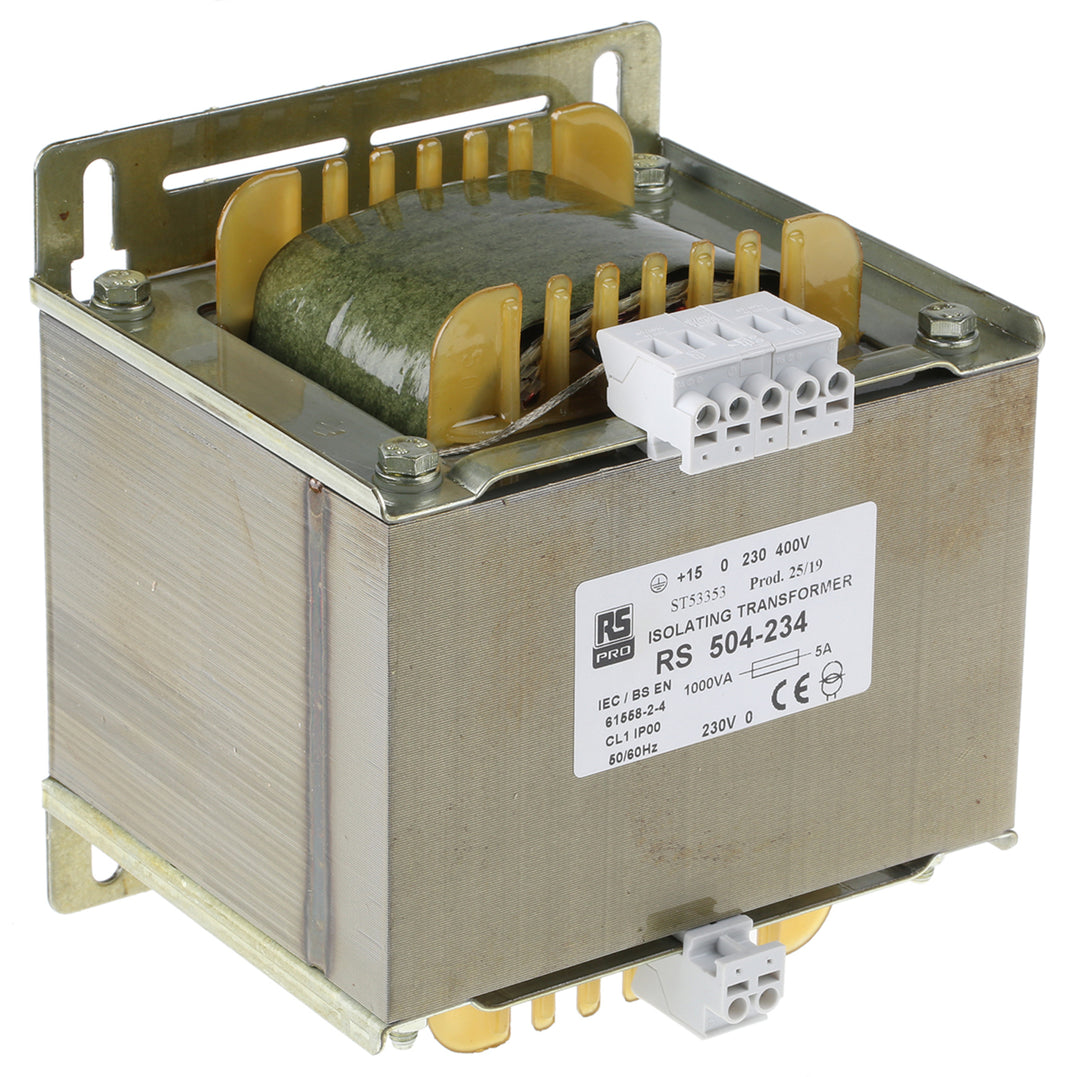 TieDex UK 1 Output 1 kVA Isolation Transformer, 0 – 230V ac, IEC61558-2-4