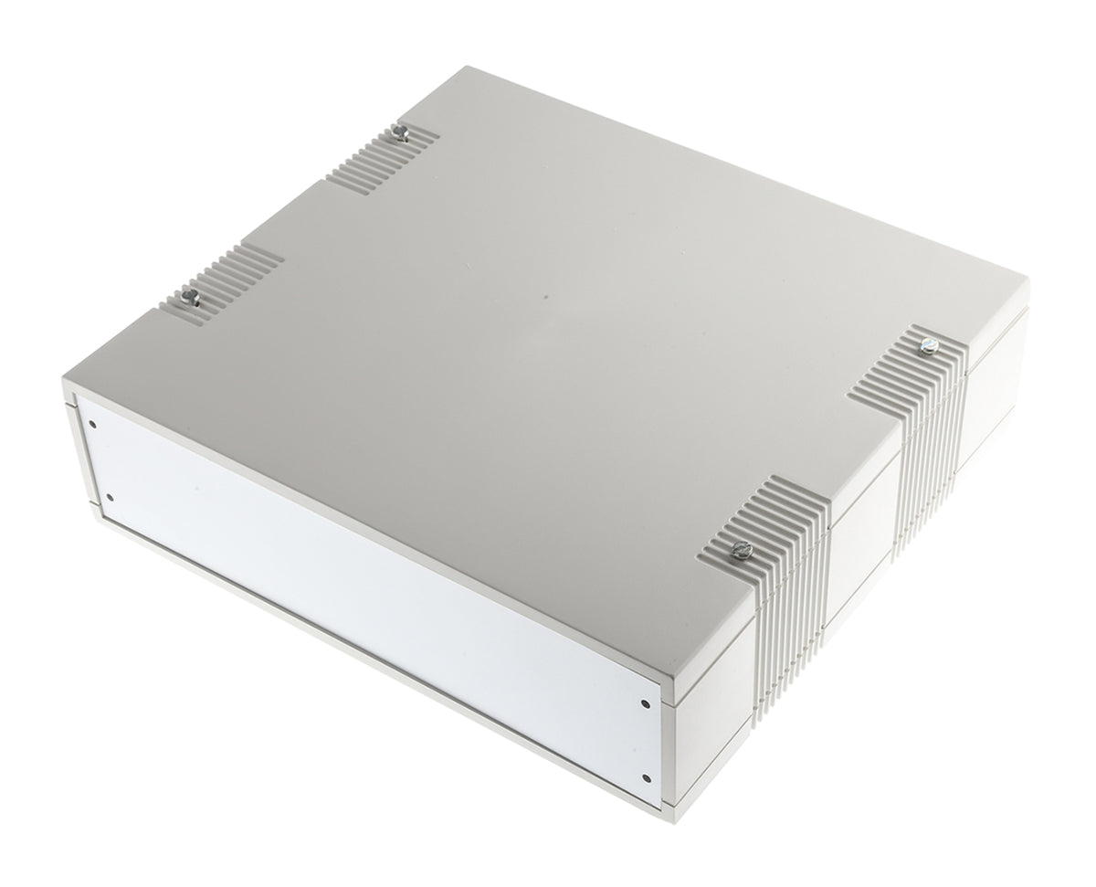TieDex UK Grey ABS Desktop Enclosure, 250 mm 75 mm, 275 mm