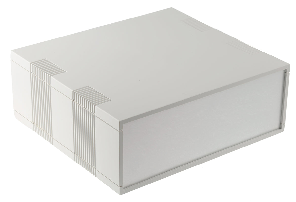 TieDex UK Grey ABS Desktop Enclosure, 250 mm 100 mm, 275 mm