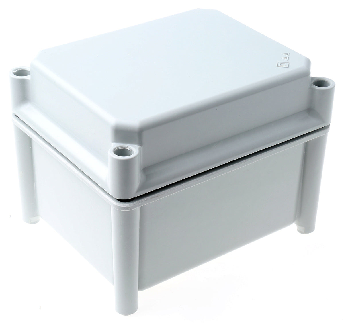 TieDex UK Grey Grey Lid Polyester Enclosure, IP67, IK10, 130 mm x 150 mm x 185 mm