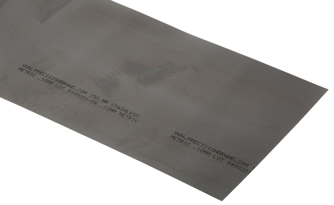 TieDex UK Steel Shim, 1.25 m x 150mm x 100 μm