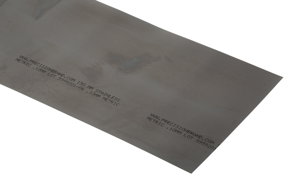 TieDex UK Steel Shim, 1.25 m x 150mm x 100 μm