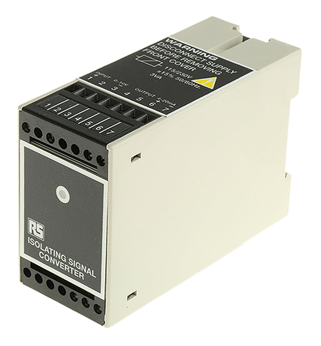 TieDex UK Signal Conditioner, Voltage Input, Current Output, 230V ac, 24 V ac Supply