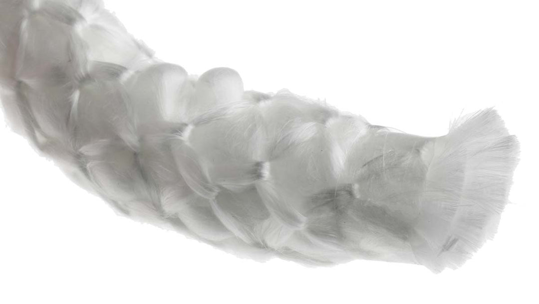 TieDex UK Flame Retardant Thermal Insulating Rope Fibreglass Rope, 30 m x 25 mm