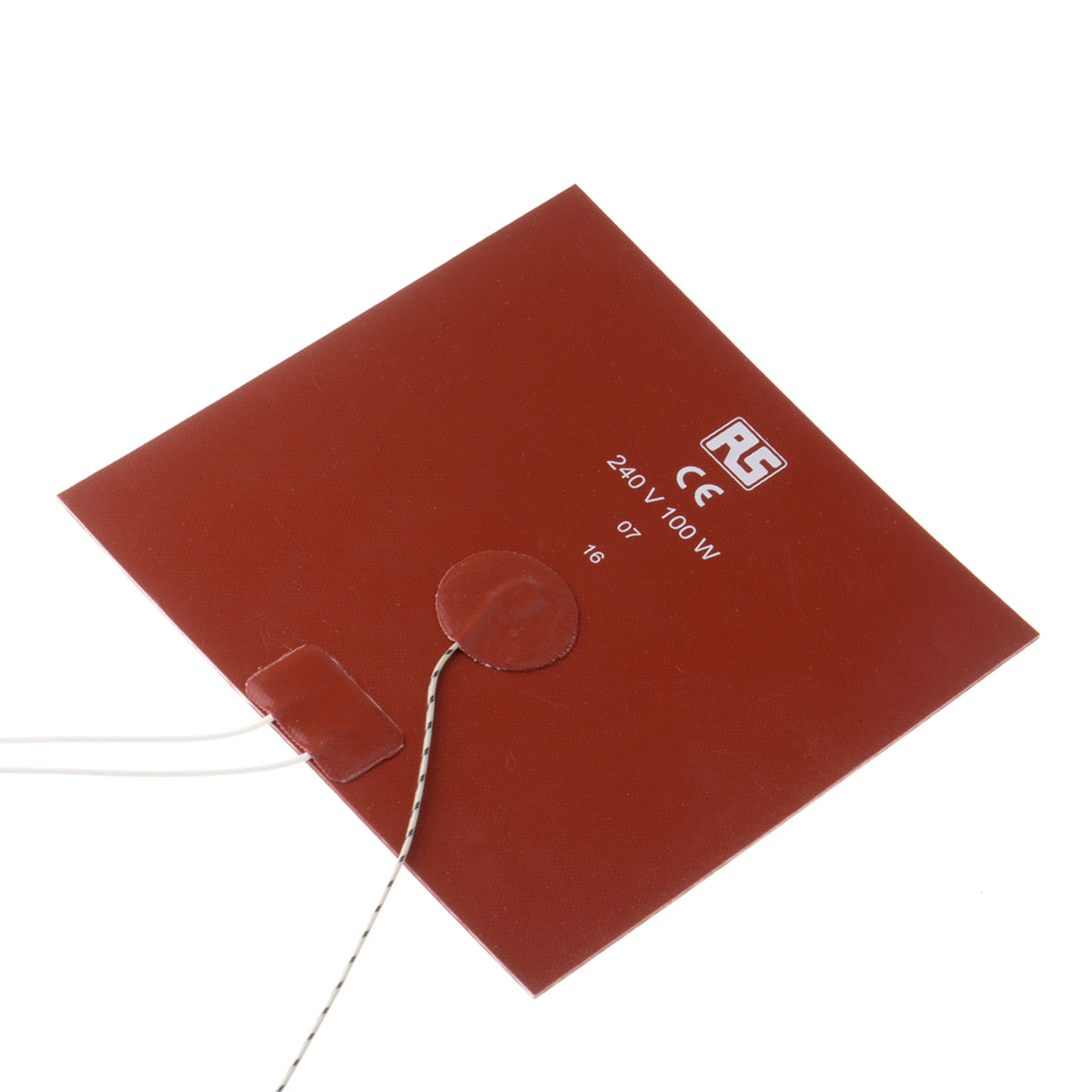 TieDex UK Silicone Heater Mat, 240V ac, 100 W Square, 150 mm 150mm