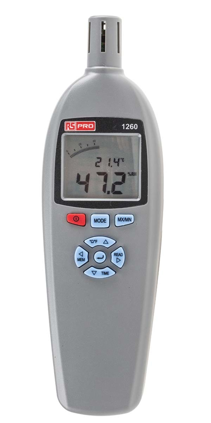TieDex UK RS1260 Hygrometer 60 °C, ±3 % HR Accuracy, 60 °C Max, 99 %RH Max, RSCAL