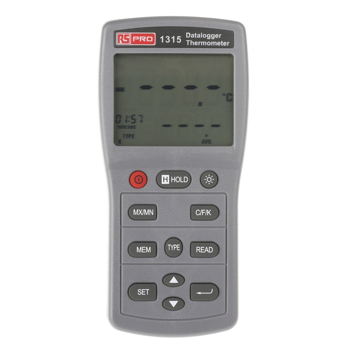 TieDex UK, Type N, Type T, Type J, K, Type R, Type S, Type E Probe Handheld 1315 Digital Thermometer, 1 Input(s), 1767 °C