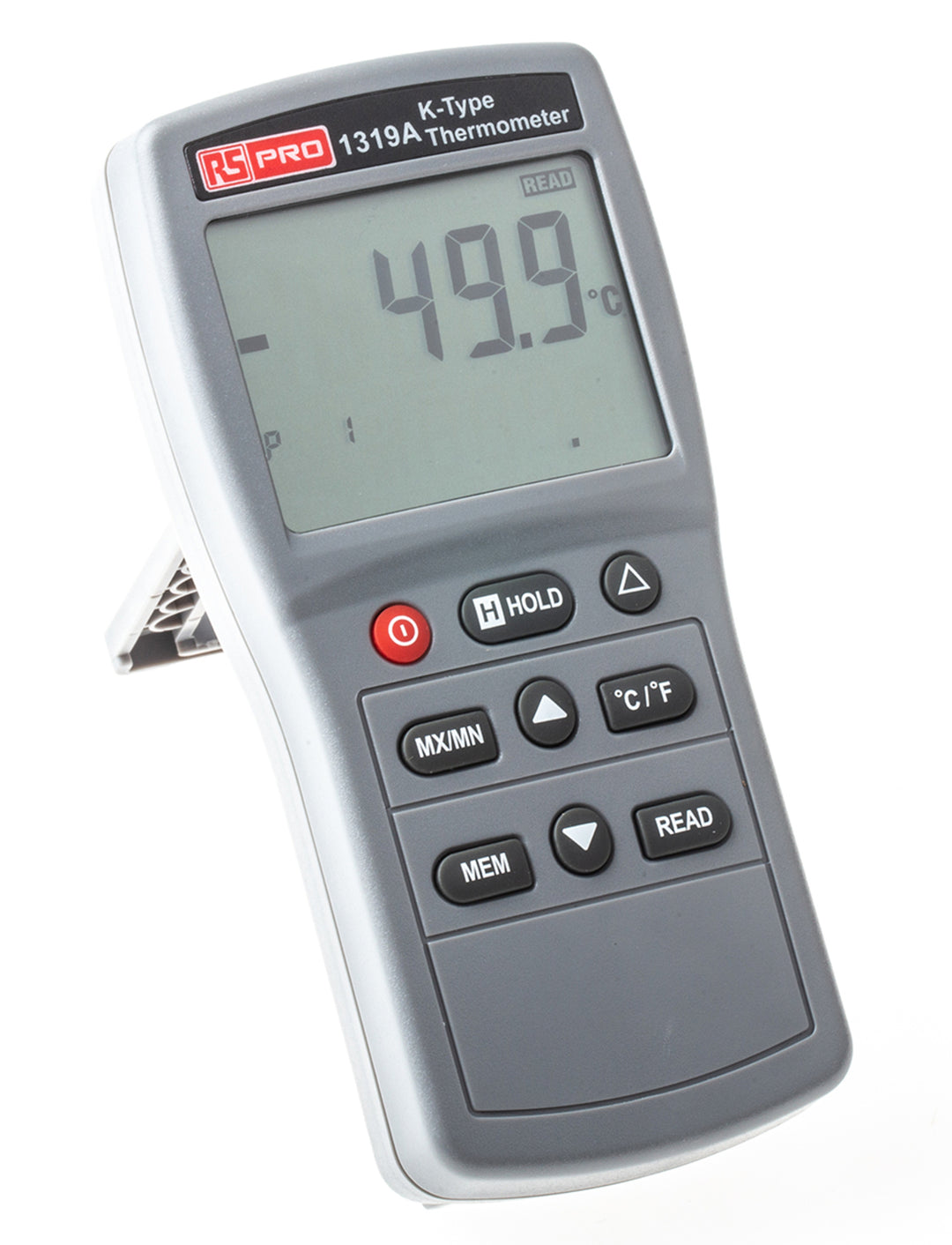 TieDex UK, K Probe Handheld 1319A Digital Thermometer, 1 Input(s), 1300 °C Max, 0.3 % ± 1 °C, 0.3 % ± 2 °F Accuracy, UKAS
