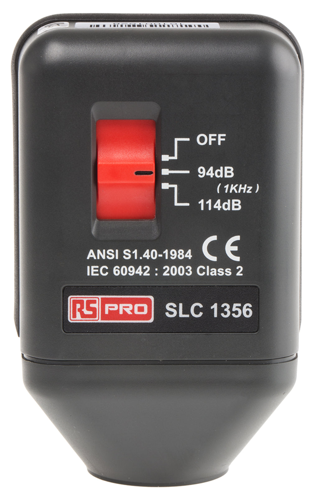 TieDex UK Sound Level Calibrator, ±0.5 dB Accuracy, 114 dB Output, 25.4 mm Microphone, RSCAL