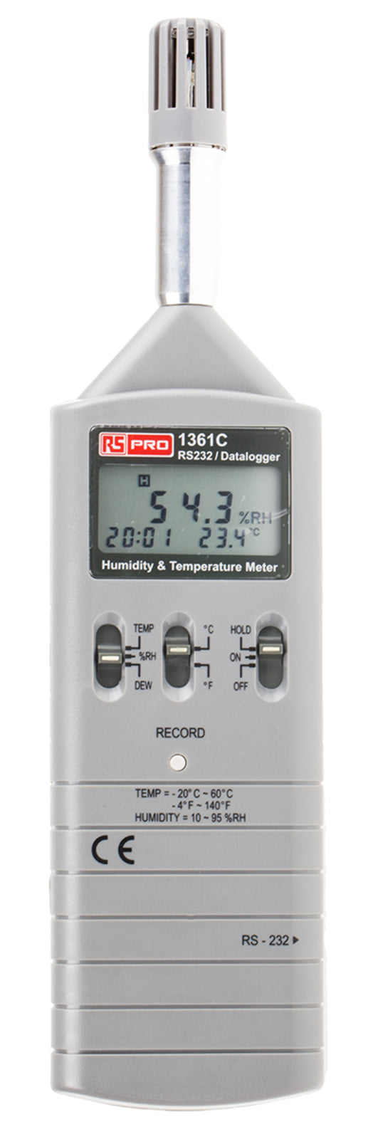 TieDex UK 1361C Temperature & Humidity Data Logger, RS232