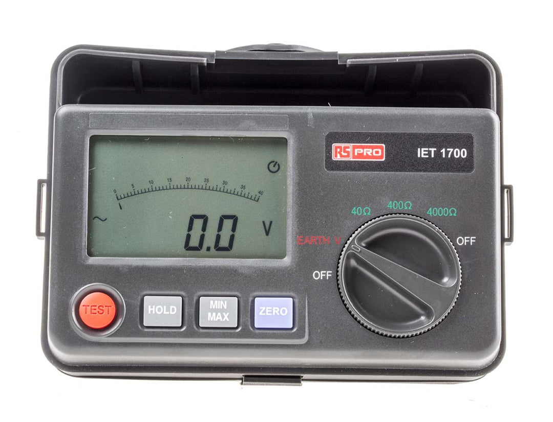 TieDex UK IET1700 Earth Tester, 4 kΩ CAT III, RSCAL