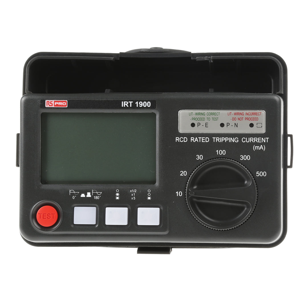 TieDex UK Digital RCD Tester, RCD Test Type AC, RCD Test Current 500 mA, UKAS