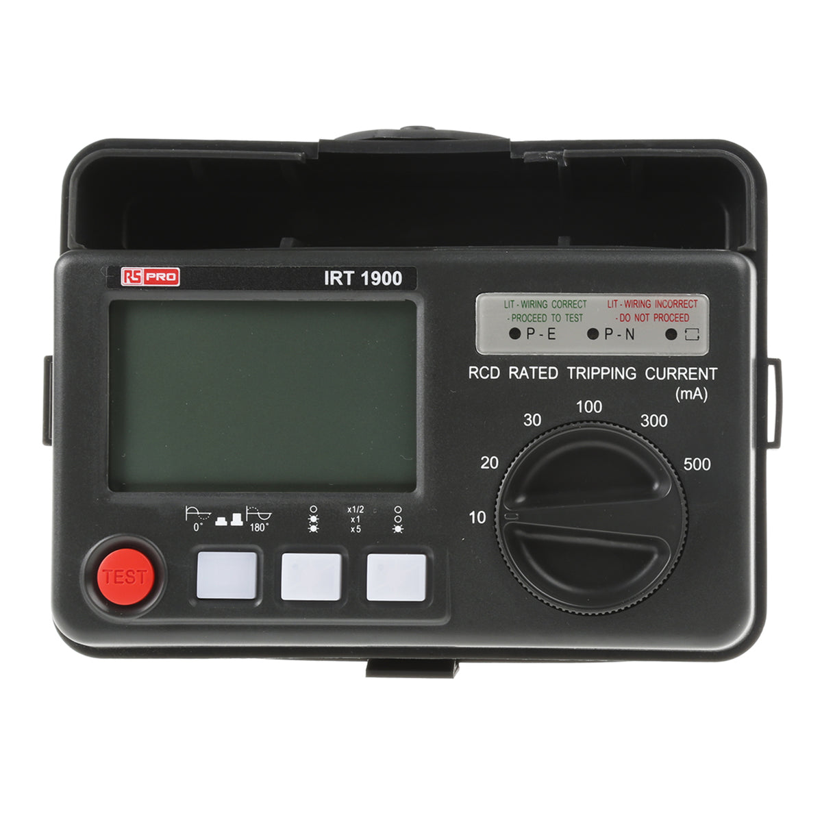 TieDex UK Digital RCD Tester, RCD Test Type AC, RCD Test Current 500 mA
