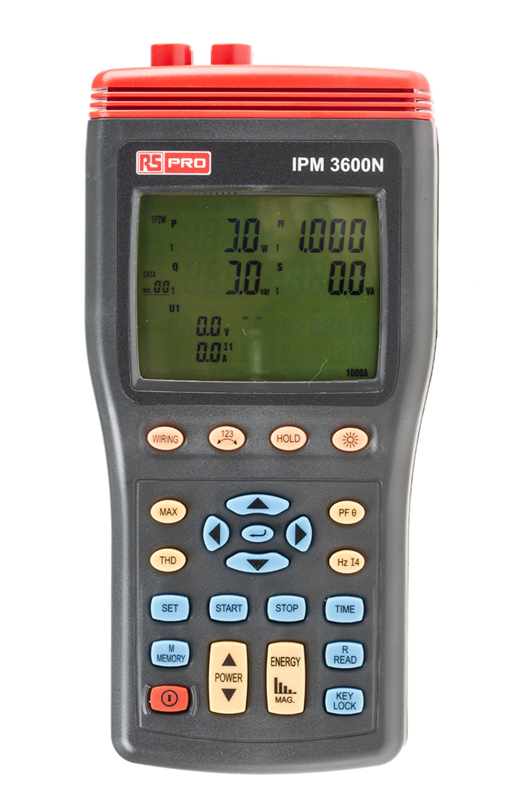 TieDex UK IPM3600N Power Quality Analyser, 3-Phase, 999.9 A Max, 999.9V