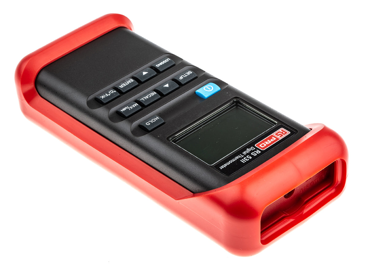 TieDex UK, Type J, K Probe Handheld RS53-II Digital Thermometer, 1 Input(s), 1372 °C Max, ±0.1 % Accuracy