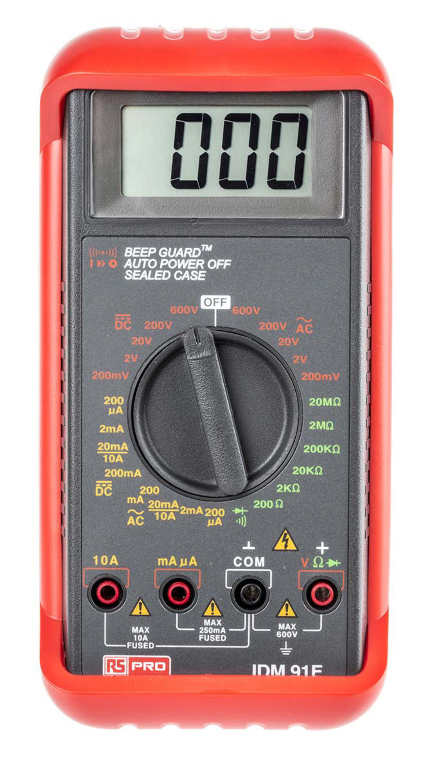 TieDex UK IDM91E Handheld Multimeter, UKAS Calibrated