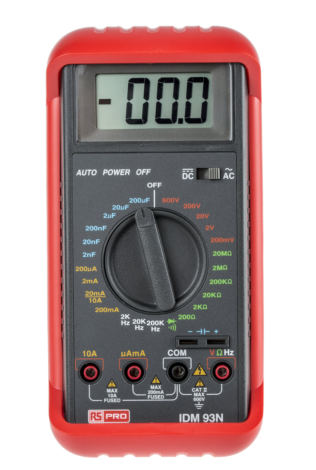 TieDex UK IDM93N Handheld Multimeter, UKAS Calibrated