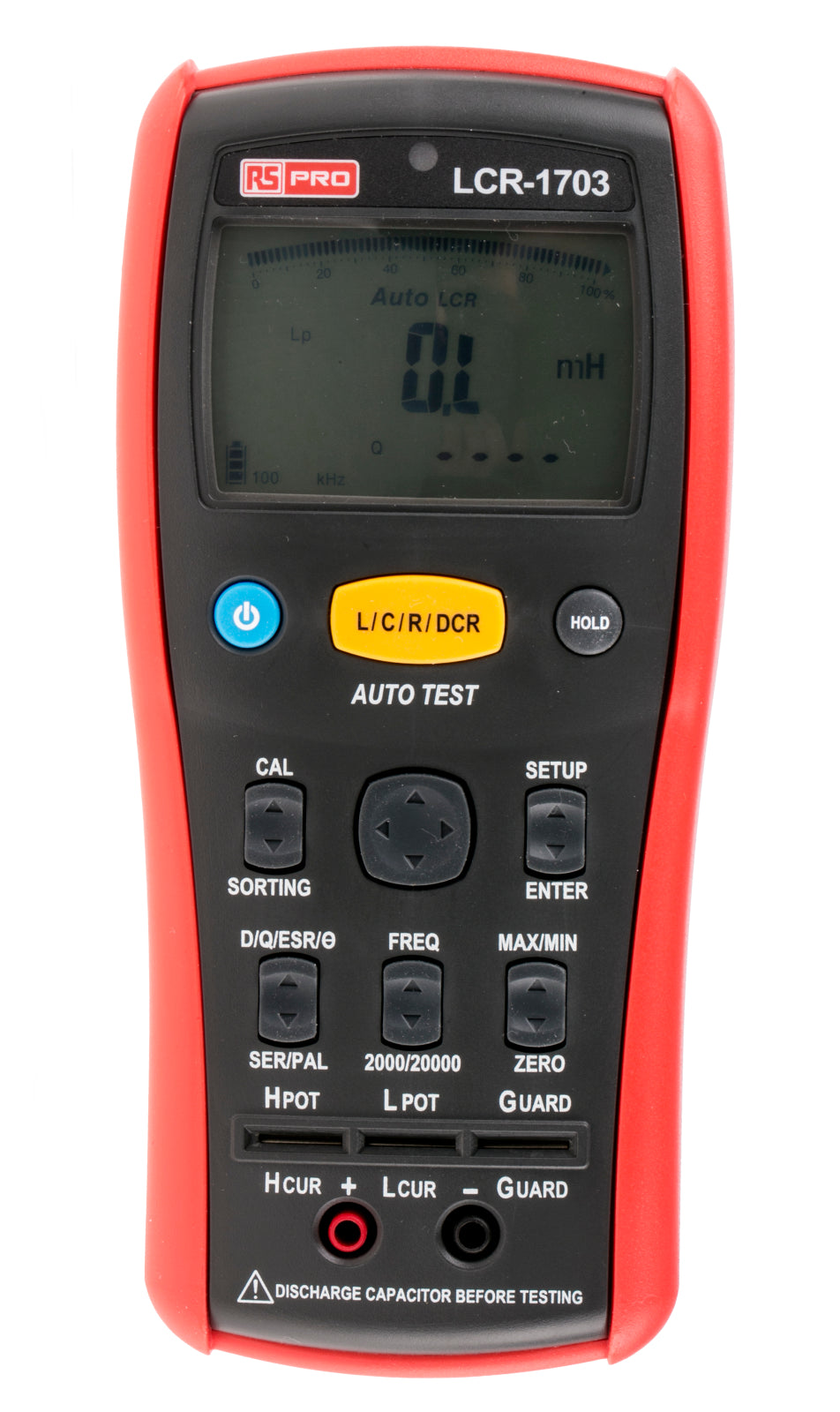 TieDex UK LCR-1703 Handheld LCR Meter 20 mF, 200 mΩ, 20000 h