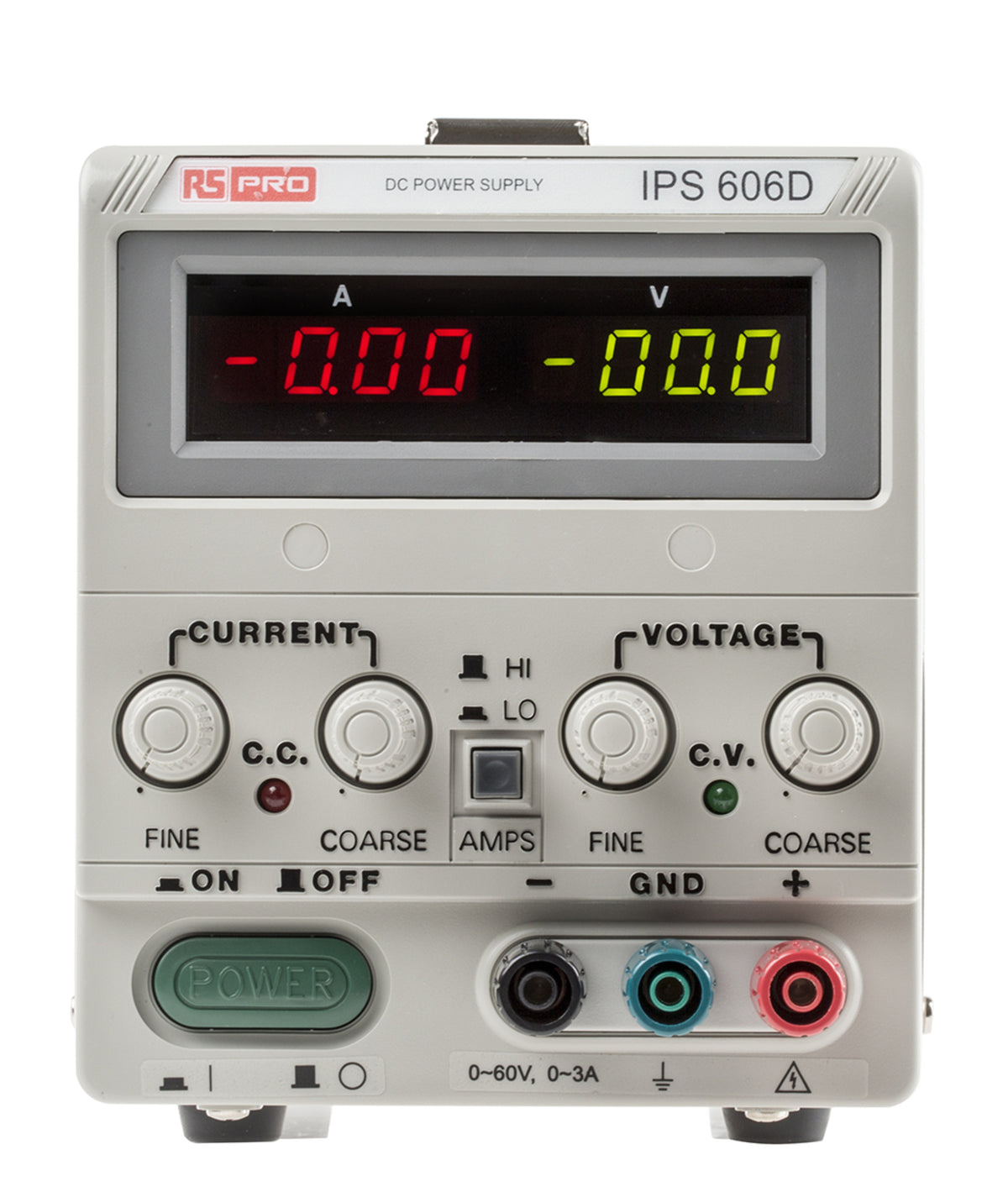 TieDex UK Digital Bench Power Supply, 1-Output 0 V ac to 60V, 360 W, 6 A Max, RSCAL