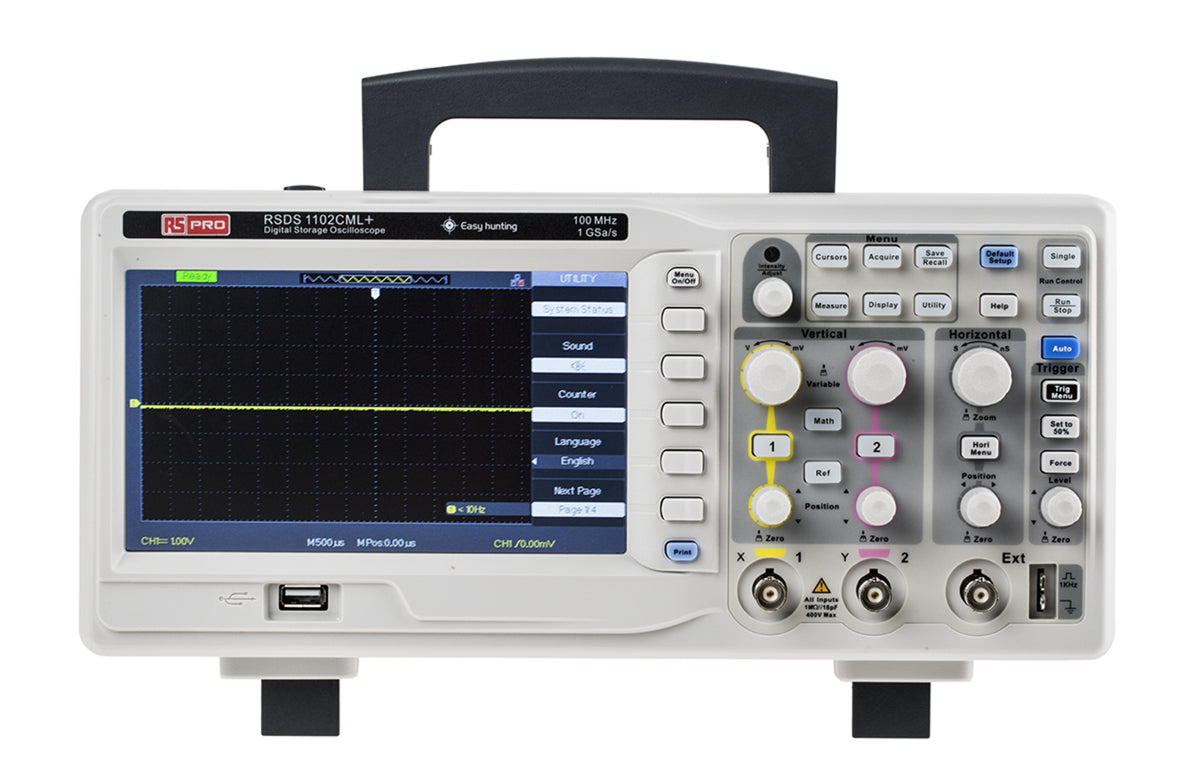 TieDex UK, 100 MHz Bench Oscilloscope, 2 Channels