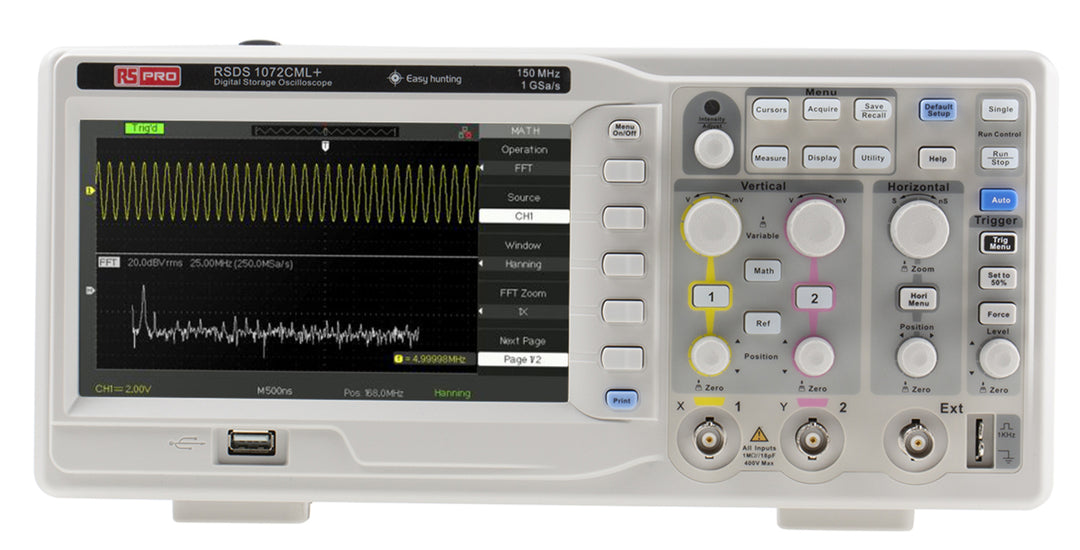TieDex UK, 150 MHz Bench Oscilloscope, 2 Channels, UKAS
