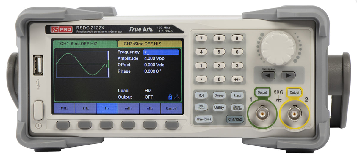 TieDex UK Arbitrary Waveform Generator 120 MHz Max, 2-Channel, 1 Hz Min